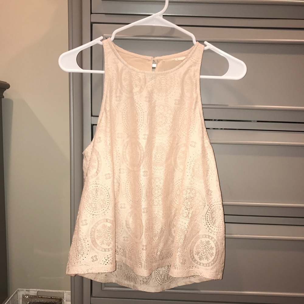 Beige top! Size small super comfy